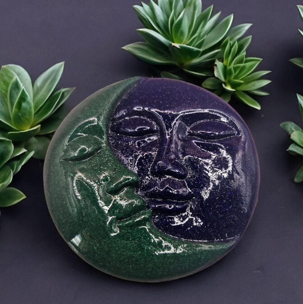 Lapis Lazuli and Malachite Moon